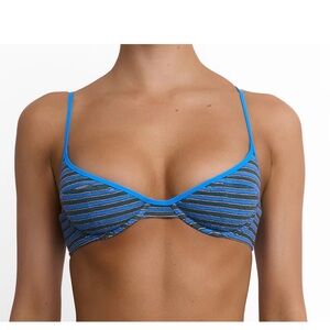 Beach Week Underwire Bikini Top Lagoon
